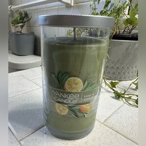 Yankee Candle Sage & Citrus in Soft Green